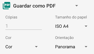 Como salvar a ficha em PDF no celular