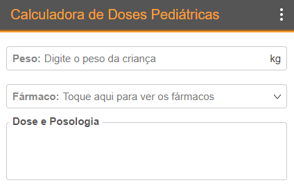 Calculadora de Doses Pediátricas