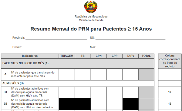 Totalizador de Resumo Mensal de PRN 2