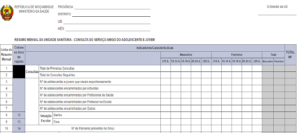 Totalizador de Resumo Mensal de SAAJ