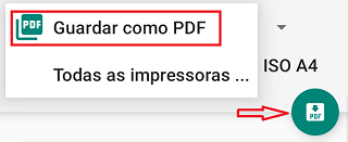 Como salvar a ficha em PDF no celular